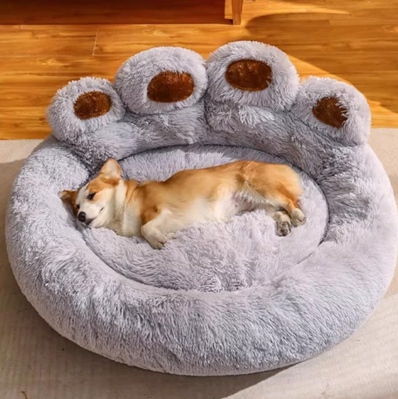Canapé moelleux pour chien vue d'ensemble