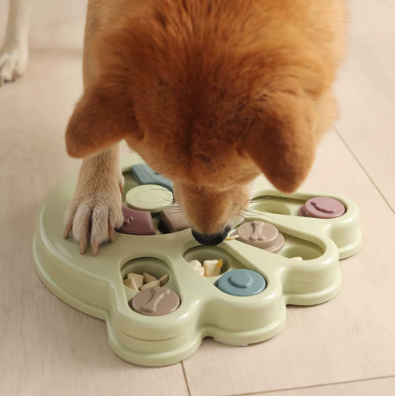 Gamelle anti-glouton pour grand chien interactive