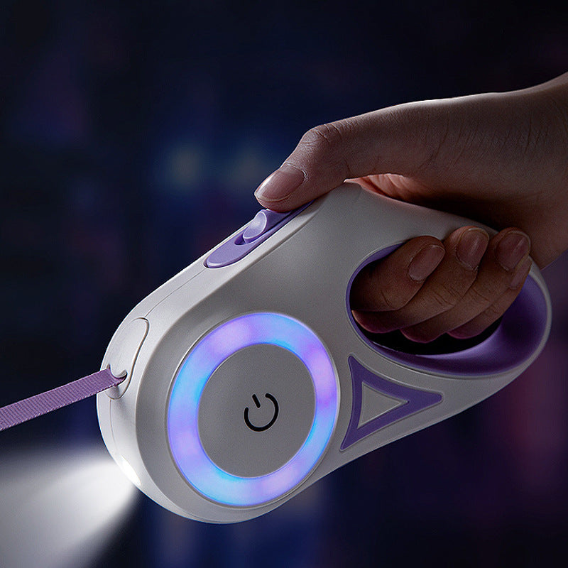 Laisse rétractable pour chien enrouleur