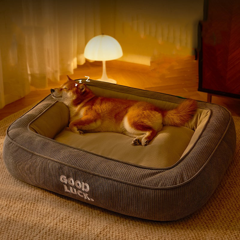 Lit chauffant pour chien vue d'ensemble