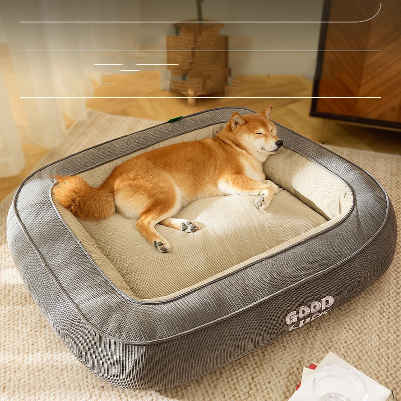 Lit chauffant pour chien détail chaleur douce