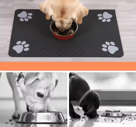 Napperon absorbant pour chien anti-éclaboussures