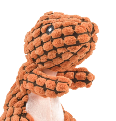 Peluche dinosaure pour chien vue d'ensemble